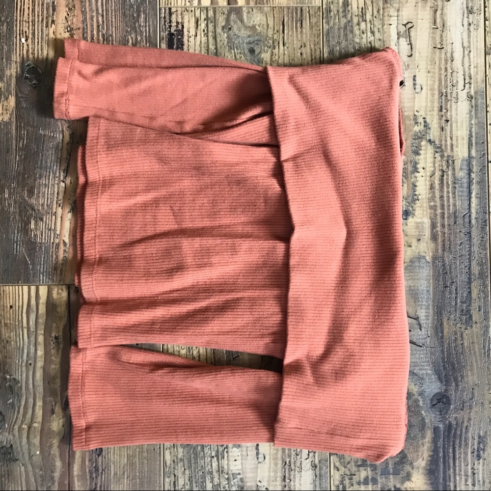 Off shoulder crop top